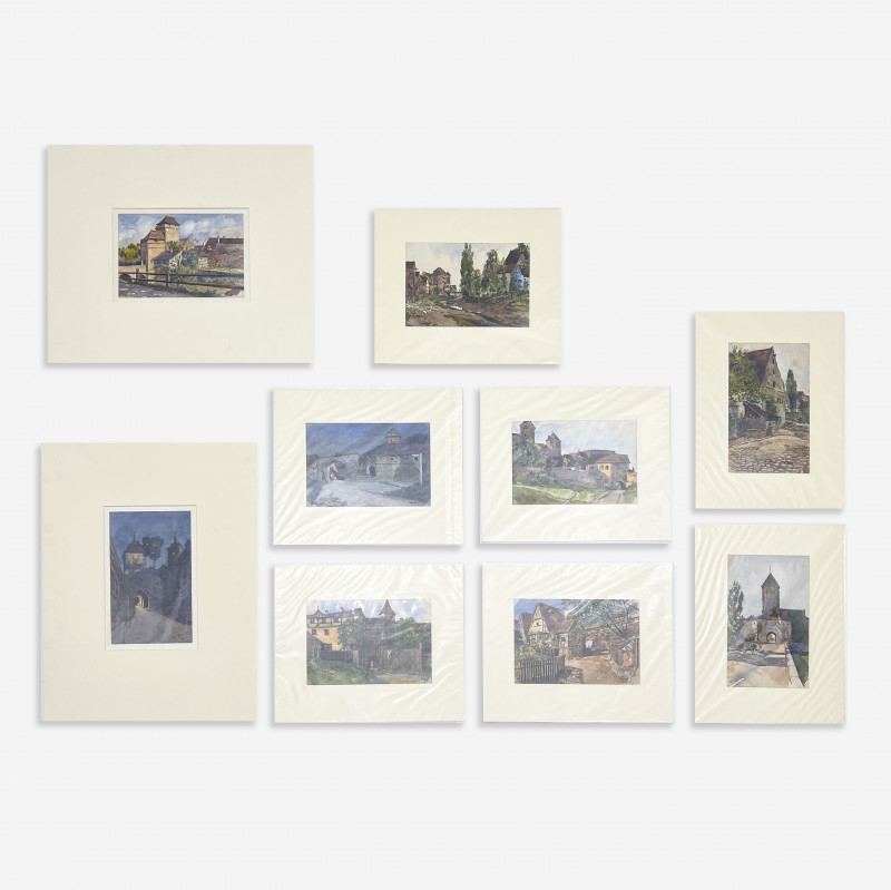 Arthur Ernst Becher - Landscapes, Group of 10