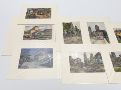 Arthur Ernst Becher - Landscapes, Group of 10