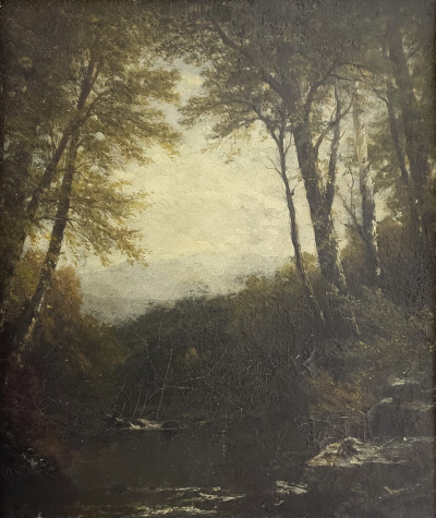 Image for Lot John William Casilear - Woodland Scene