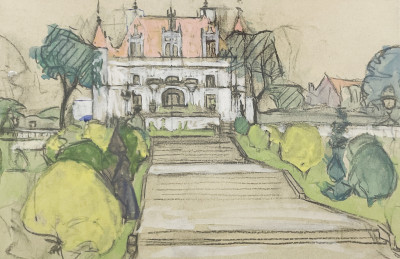 Image for Lot Jane Peterson - View of a French Chateau