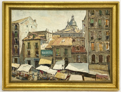 Daniel Merino - Untitled (Market Scene)