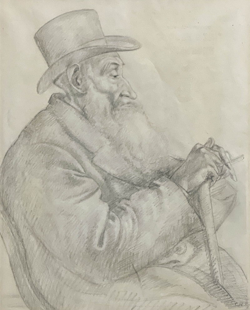 Clara Klinghoffer - Portrait of Old Mr. Brodetsky