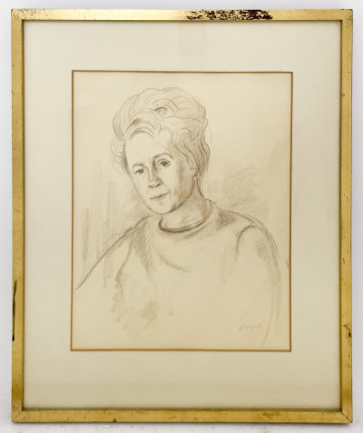 Joseph Floch - Portrait of a Woman