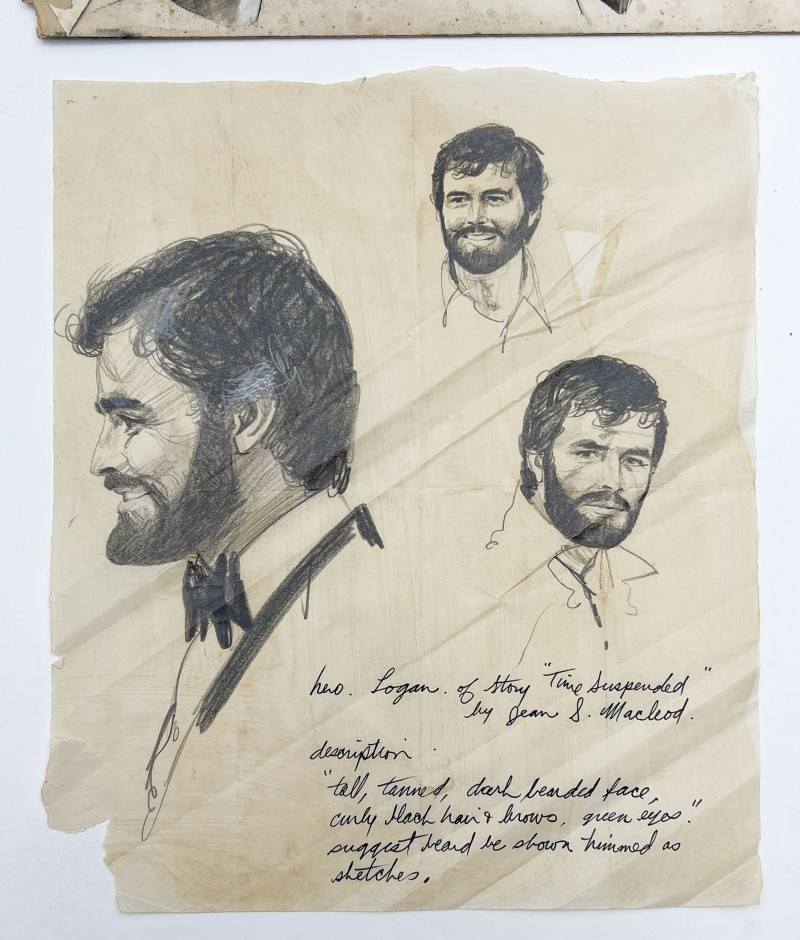 Portrait Sketches, Group of 2