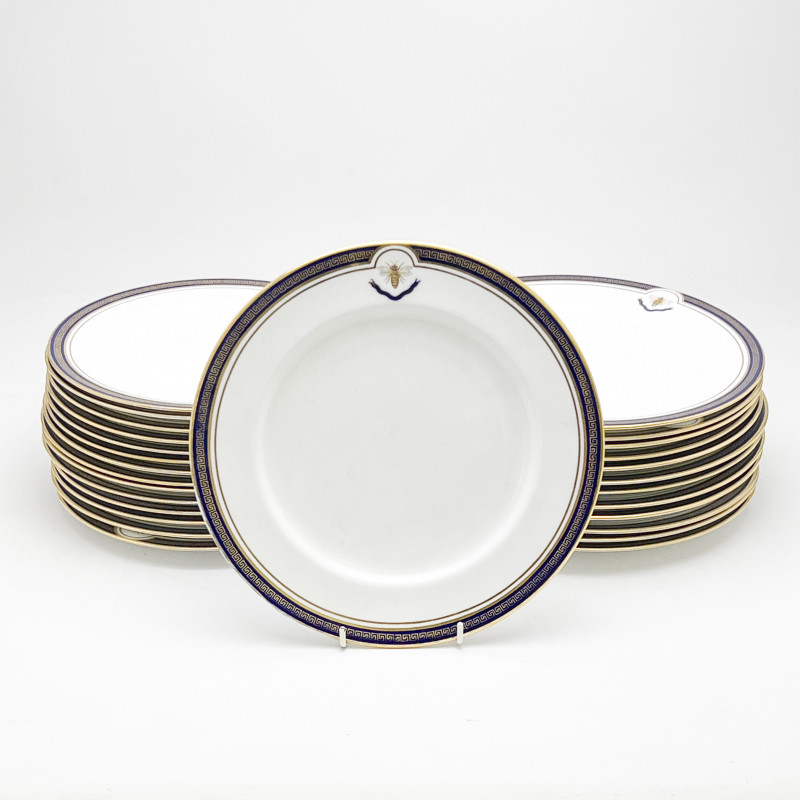 Osler - Dinner and Luncheon Plates, Group of 27