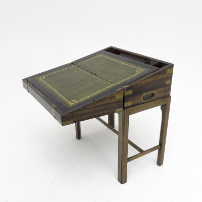 Victorian Wood and Brass Lap Desk