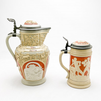 Villeroy & Boch - Lidded Pitcher and Beer Stein