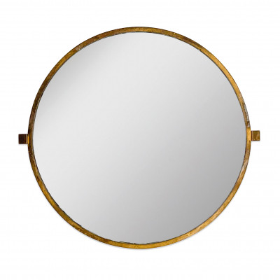 Image for Lot Modernist Round Mirror