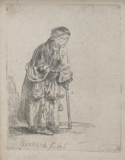 Image for Lot Rembrandt Van Rijn - A Beggar Woman Asking Alms