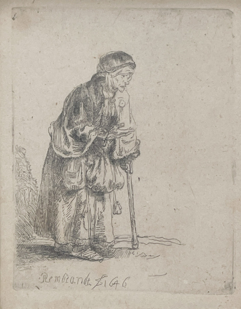 Rembrandt Van Rijn - A Beggar Woman Asking Alms