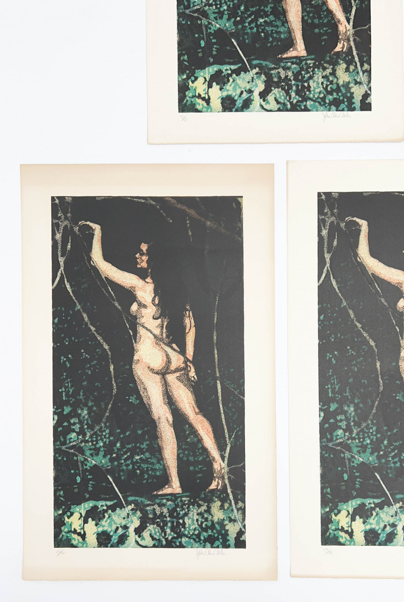 John Clem Clarke - Untitled (Female Nude) (Group of 5)