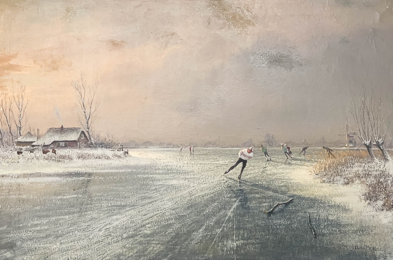 J.L. van der Meide  - Untitled (Ice Skater)