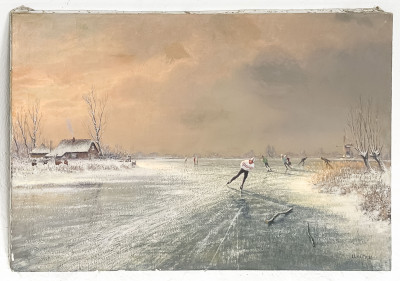 J.L. van der Meide  - Untitled (Ice Skater)