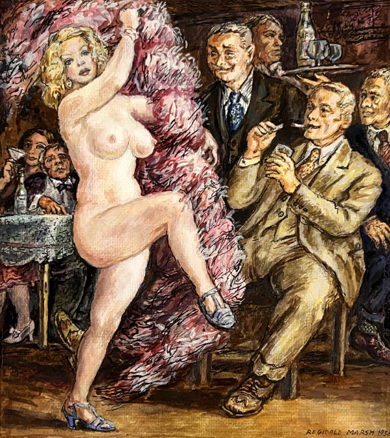 after Reginald Marsh - Down at Jimmy Kelly’s