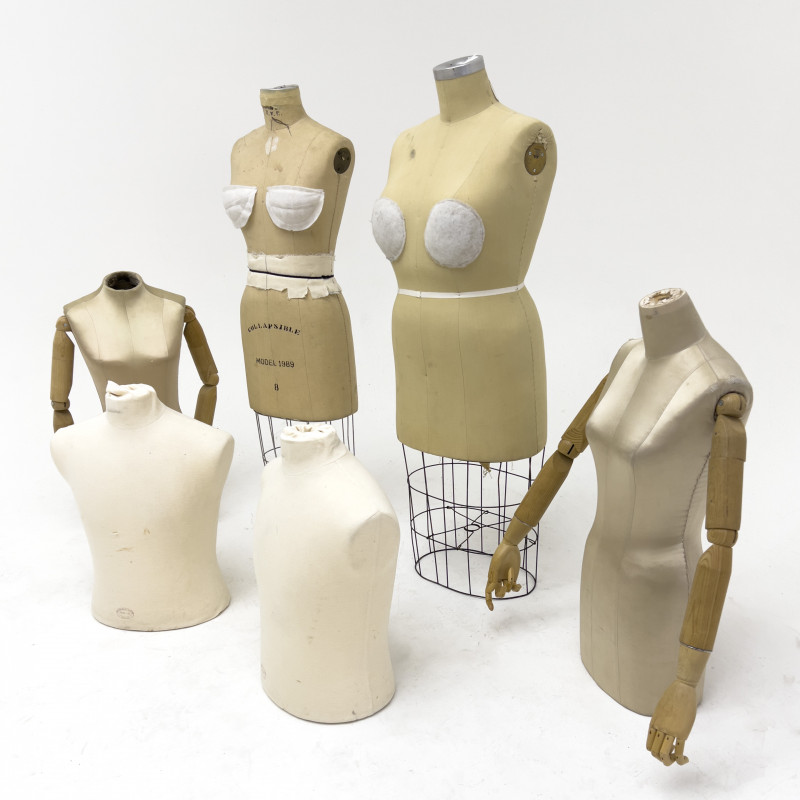 Geoffrey Beene Vintage Designer Mannequins, Group of 6