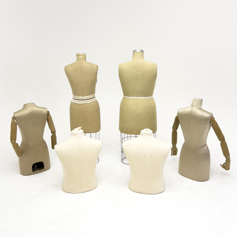 Geoffrey Beene Vintage Designer Mannequins, Group of 6