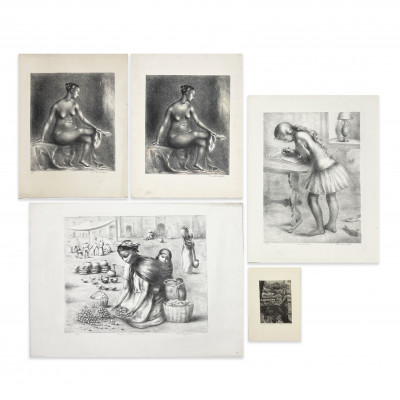 Image for Lot Clara Klinghoffer - Women, Group of 5 Prints