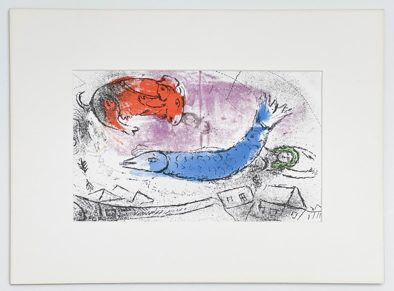 Marc Chagall - Le Poisson Bleu (The Blue Fish)