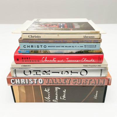 Image for Lot Christo Hand-Signed Exhibition Catalogues and Monographs, Group of 12