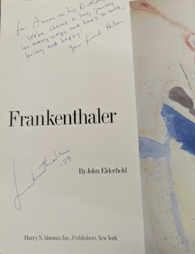 John Elderfield - Frankenthaler, Signed