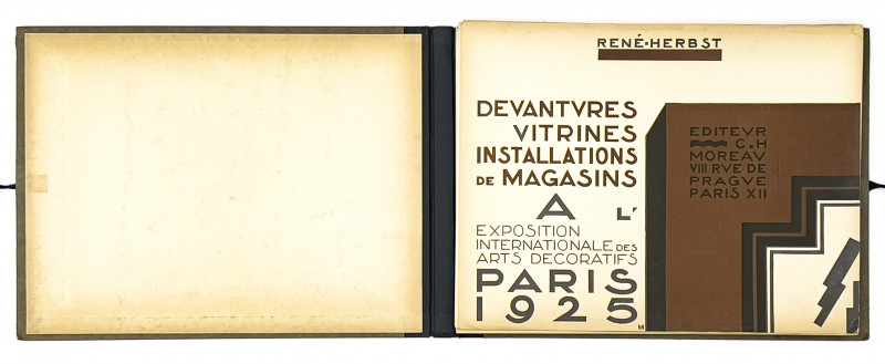René-Herbst - Devantures Vitrines Installations de Magasins A l'Exposition Internationale des Arts Decoratifs, Paris 1925