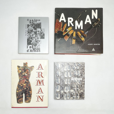 Image for Lot Arman Signed Monographs, Group of 4