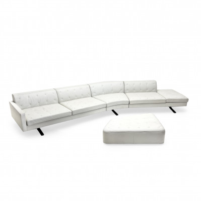 Image for Lot Jean-Marie Massaud - Kennedee Sectional Sofa and Ottoman