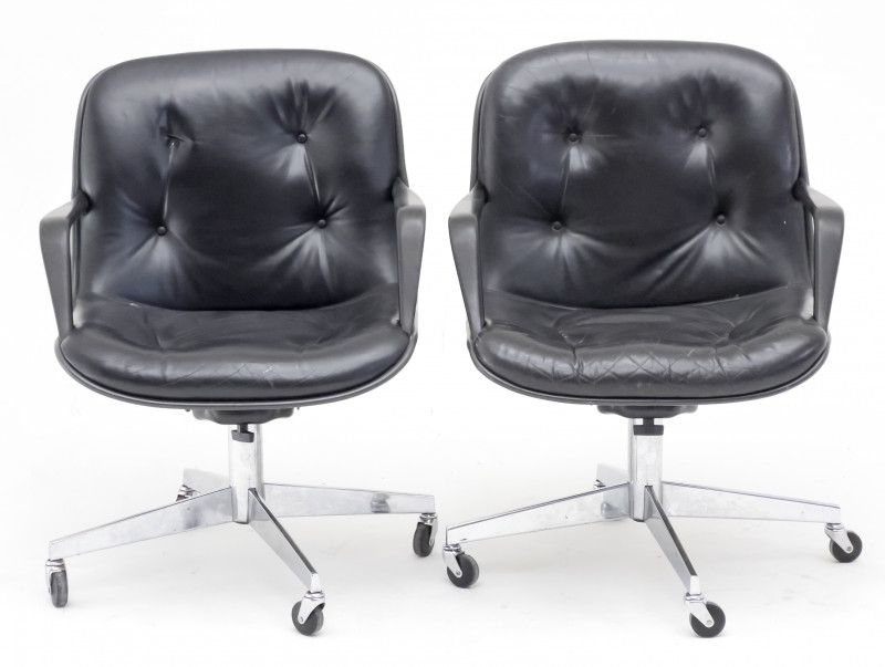 Knoll International - Pollock Chairs, Pair