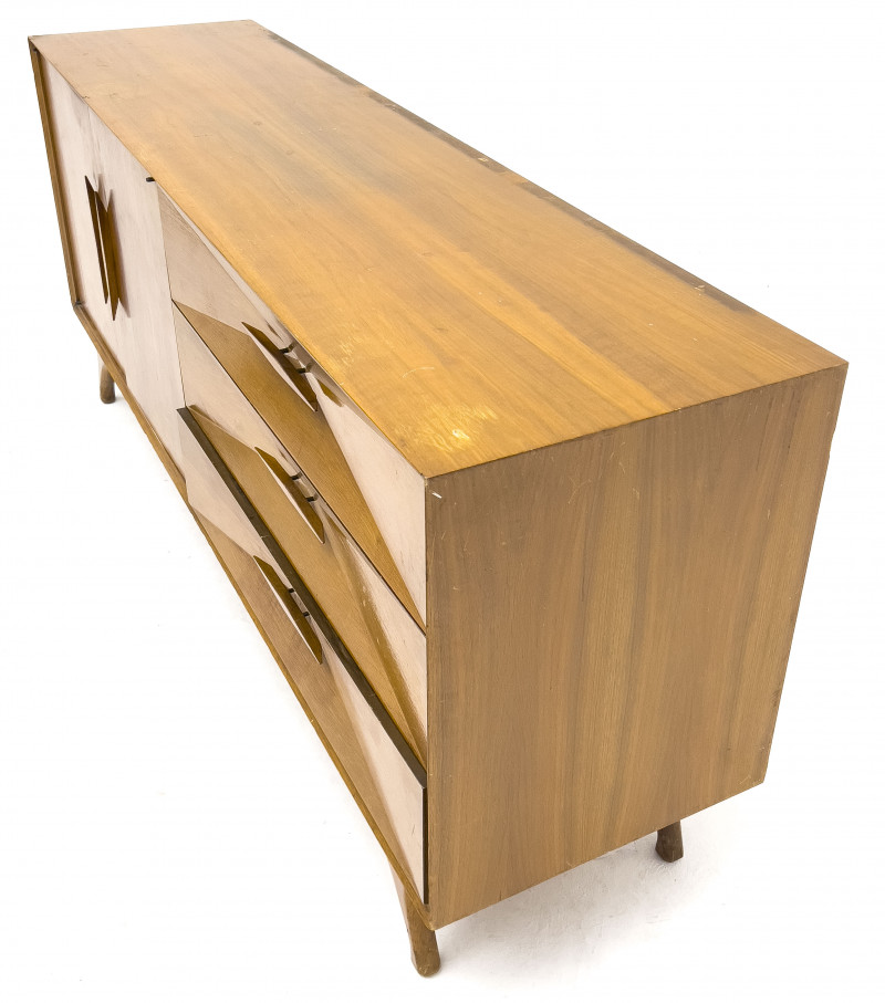 Style of Albert Parvin Walnut Dresser