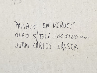 Juan Carlos Lasser - Paisaje en Verde