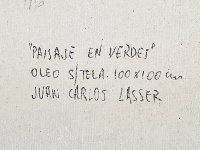 Juan Carlos Lasser - Paisaje en Verde
