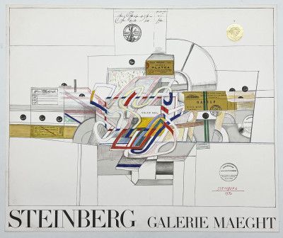 Saül Steinberg - Gallerie Maeght Poster
