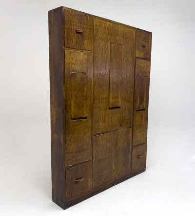 Style of Gio Ponti Hideaway Dining Suite Cabinet