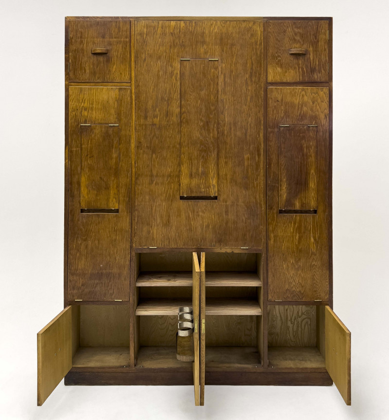 Style of Gio Ponti Hideaway Dining Suite Cabinet
