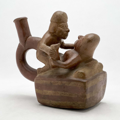 Pre-Columbian - Mochica Effigy Vessel