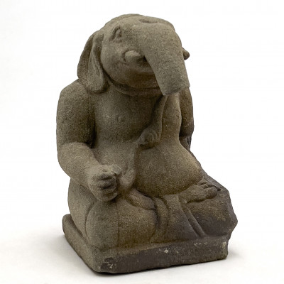 Image for Lot Indian - Carved Stone Ganesha