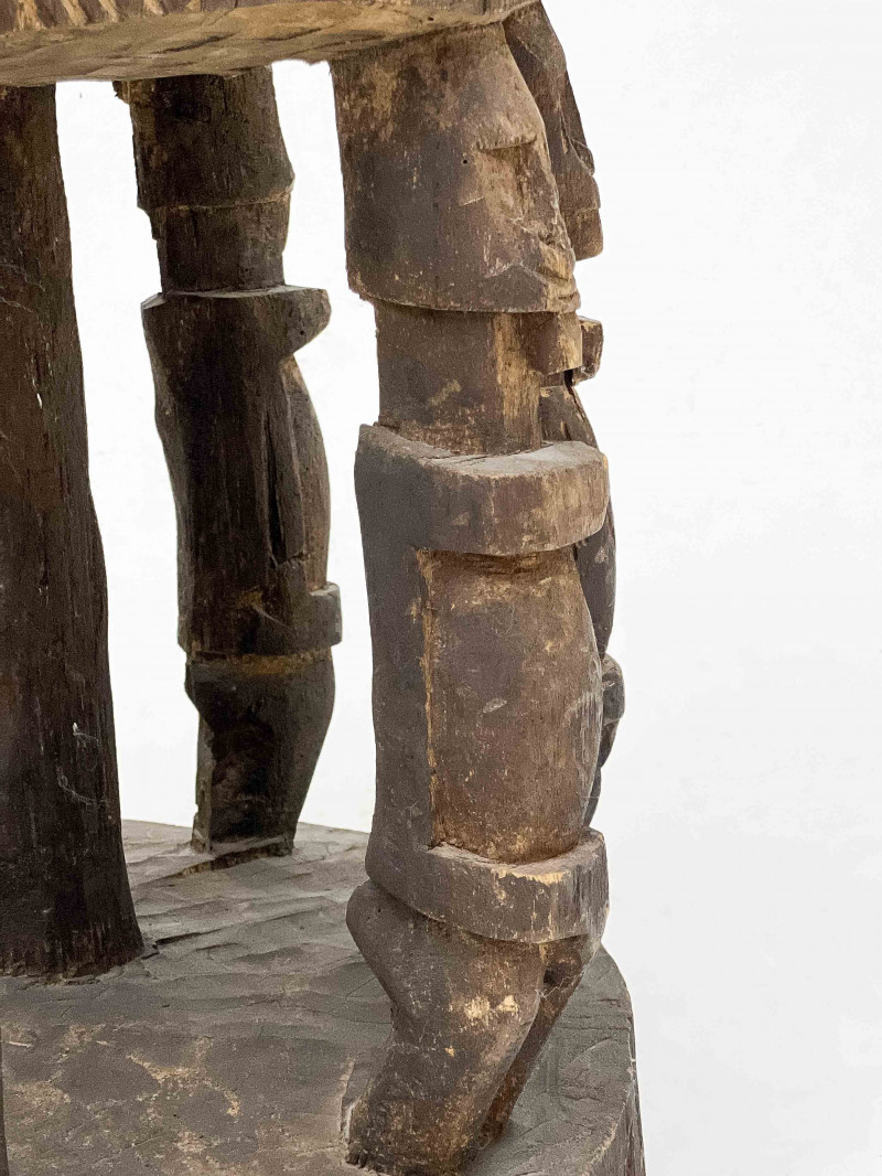 African - Large Dogon Seated Couple, Mali