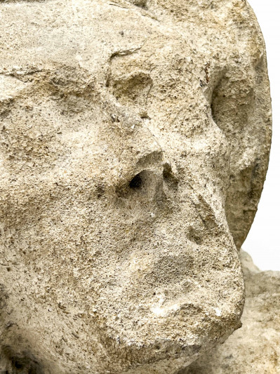 Architectural Element - Elizabethan Carved Limestone Head