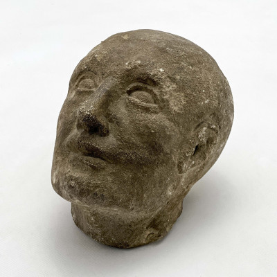 Image for Lot Continental - Small Carved Stone Head