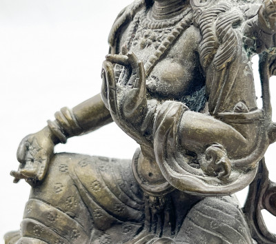 Sino-Tibetan - Small Bronze Buddhist Diety