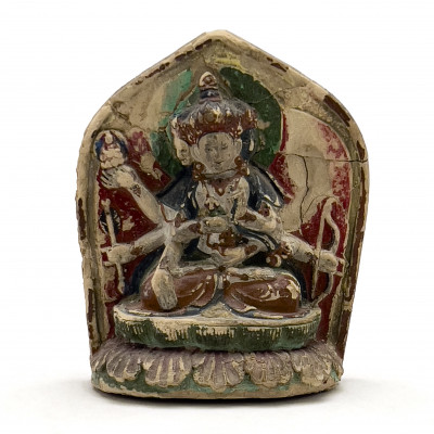 Image for Lot Tibetan - Buddhist Votive Sculpture