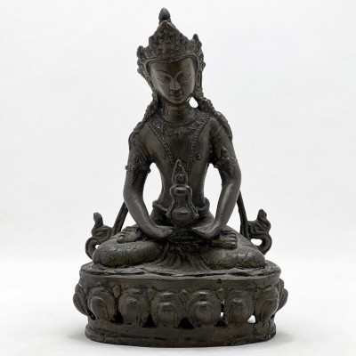 Image for Lot Sino-Tibetan - Small Bronze Buddha Aparimita