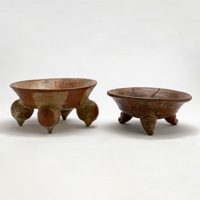 Pre-Columbian  - Tripod Bowls, Group of 2
