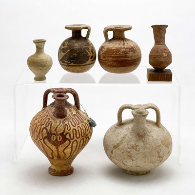 Mycenaean - Amphoras and other Vessels, Group of 6