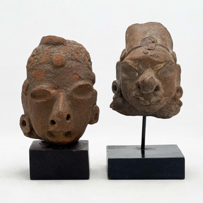 Image for Lot Pre-Columbian - Head Figures, Group of 2