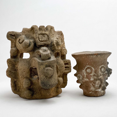 Pre-Columbian - Effigy Vessels, Group of 2