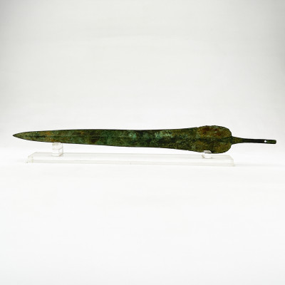 Image for Lot Ancient Bronze Dagger or Short Sword