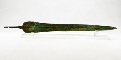 Ancient Bronze Dagger or Short Sword