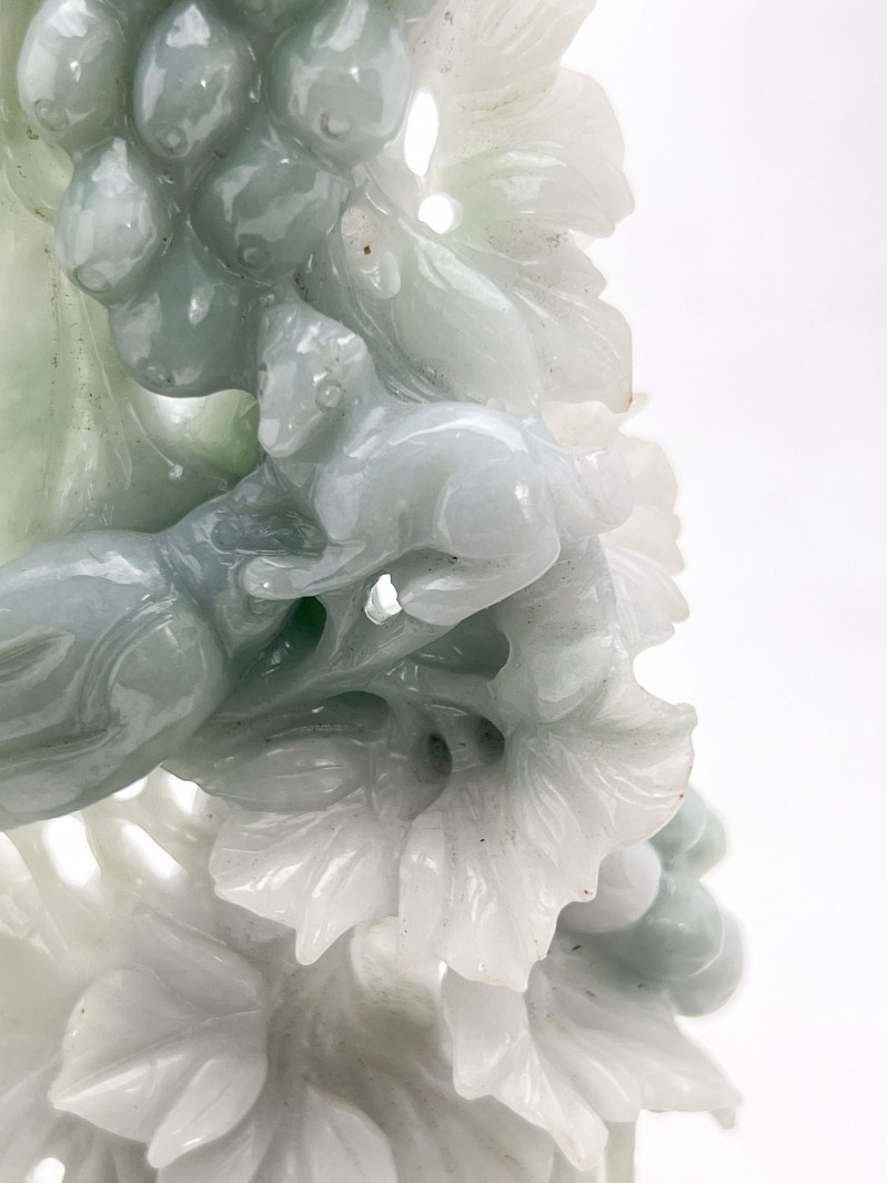 Chinese - Jade Carving of Flowers