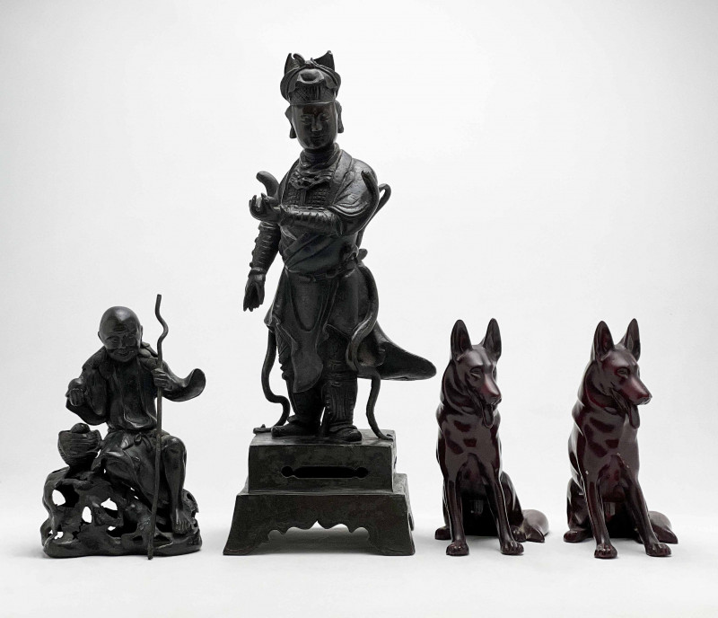 Chinese - Metal Sculptures, Group of 5